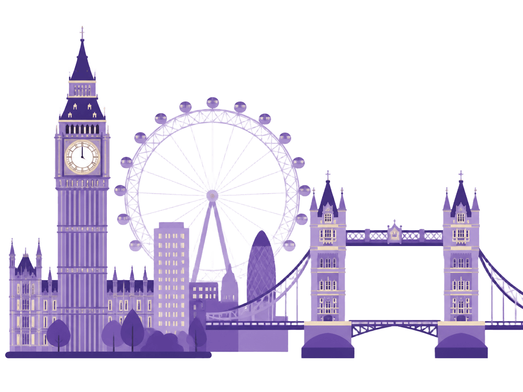 Ilustrasi landmark London